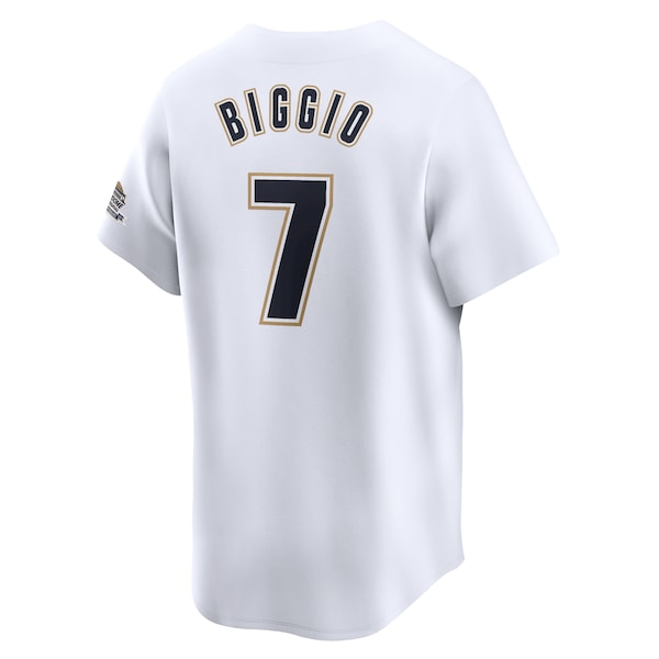 Craig Biggio Houston Astros Nike Throwback Cooperstown Collection Limited Jersey - White - Image 3
