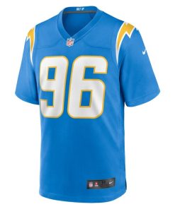 Alternative view of Christian Covington Los Angeles Chargers Nike Team Game Jersey -  Powder Blue