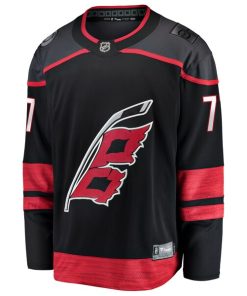 Alternative view of Mark Jankowski Carolina Hurricanes  Home Breakaway Jersey - Black