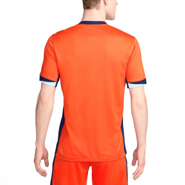 Netherlands National Team Nike 2024 Home Replica Blank Jersey - Orange - Image 6