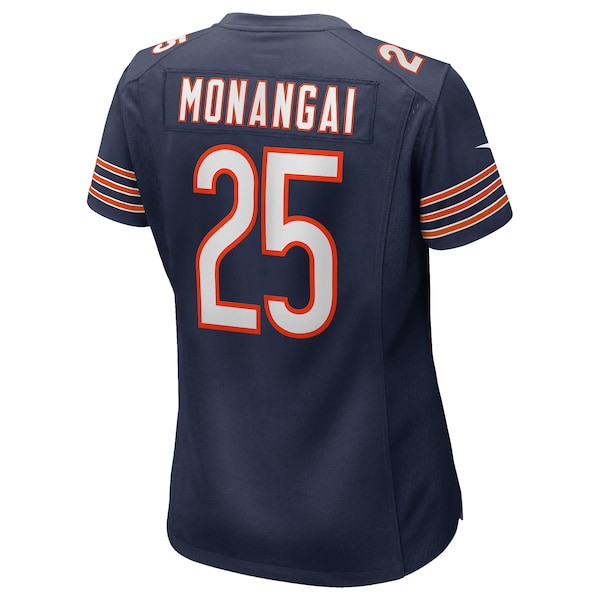 Kyle Monangai Chicago Bears Nike Women's Team Game Jersey - Navy - Image 3
