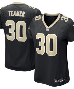 Alternative view of Roderic Teamer New Orleans Saints Nike Women's  Game Jersey -  Black