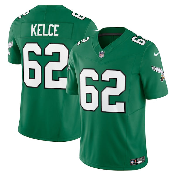 Jason Kelce Philadelphia Eagles Nike Vapor F.U.S.E. Limited Jersey - Kelly Green/Green - Image 2