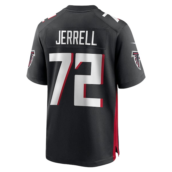 Michael Jerrell Atlanta Falcons Nike Team Game Jersey - Black - Image 3