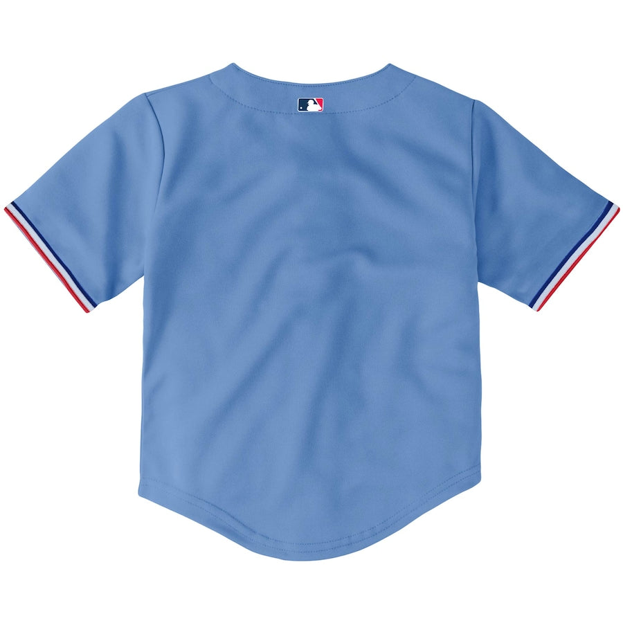 Texas Rangers Nike Toddler Alternate Replica Team Jersey - Light Blue - Image 3