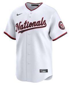 Alternative view of Carter Kieboom Washington Nationals Nike Home Limited Player Jersey - White