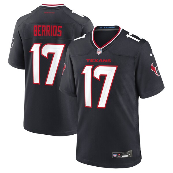 Braxton Berrios Houston Texans Nike Team Game Jersey - Navy