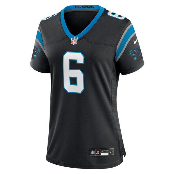 Miles Sanders Carolina Panthers Nike Women's Nike Women's All Player Jersey - Black - Image 2