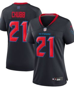 Nick Chubb Houston Texans Nike Women's Game Jersey - Navy