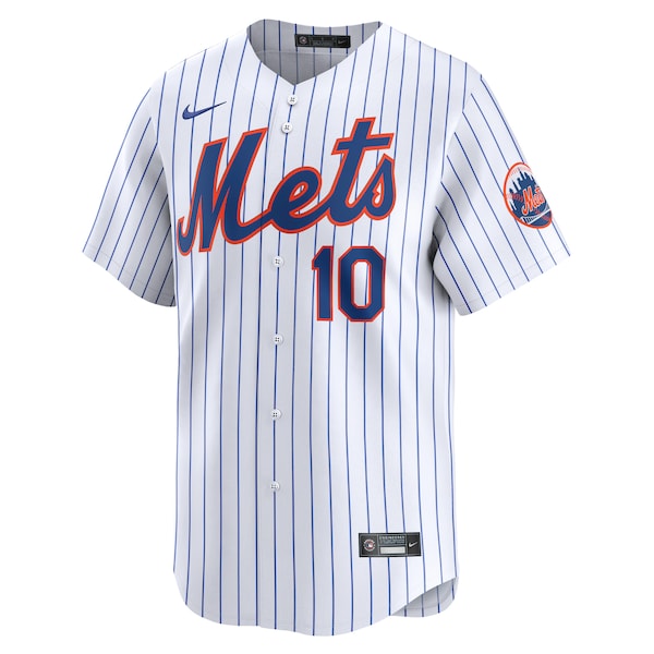 Ronny Mauricio New York Mets Nike Home Limited Player Jersey - White - Image 2