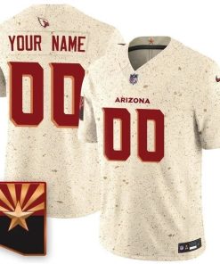 Arizona Cardinals Nike 2025 Rivalries Collection Custom Limited Jersey - Natural
