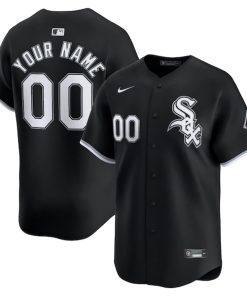 Chicago White Sox Nike  Alternate Limited Custom Jersey?¨C Black