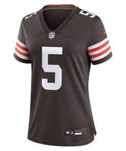 Alternative view of Rayshawn Jenkins Cleveland Browns Nike Women's Team Game Jersey -  Brown