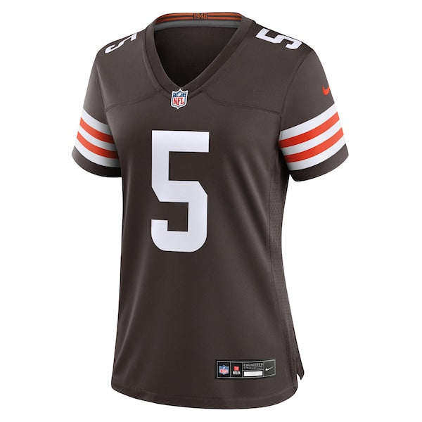 Rayshawn Jenkins Cleveland Browns Nike Women's Team Game Jersey - Brown - Image 2