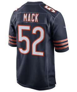 Alternative view of Khalil Mack Chicago Bears Nike Game Player Jersey - Navy