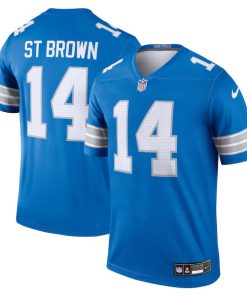 Amon-Ra St. Brown Detroit Lions Nike Legend Jersey - Blue