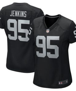 John Jenkins Las Vegas Raiders Nike Women's Game Jersey - Black