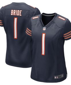 Number 1 Bride Chicago Bears Nike Women's Game Jersey - Navy