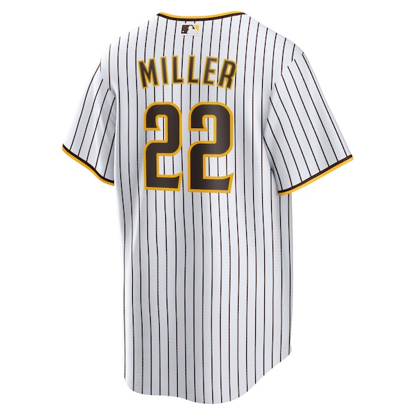 Mason Miller San Diego Padres Nike Home Replica Jersey - White - Image 3