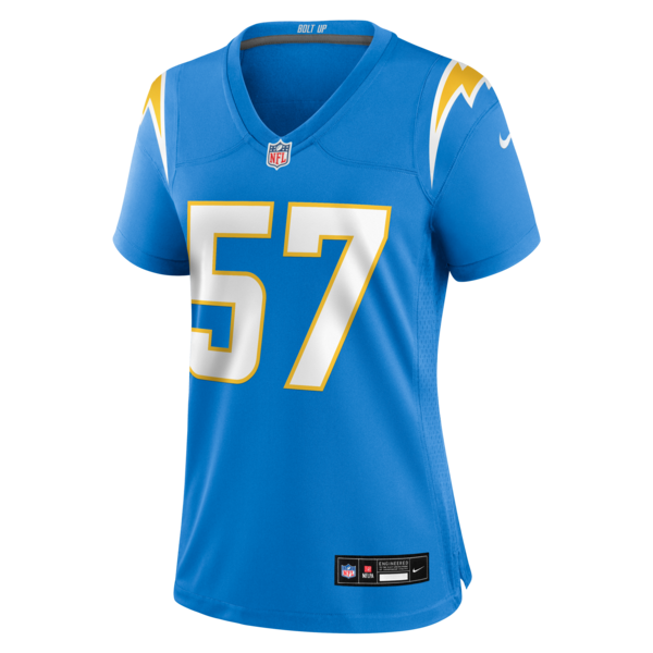 Clelin Ferrell Los Angeles Chargers Nike Women's Team Game Jersey - Powder Blue - Image 2