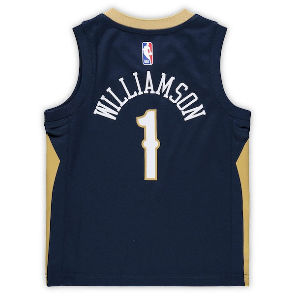 Zion Williamson New Orleans Pelicans Nike Preschool Replica Jersey - Icon Edition - Navy - Image 3