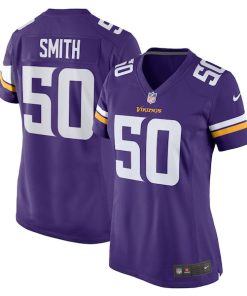 TJ Smith Minnesota Vikings Nike Women's Home Game Player Jersey - Purple
