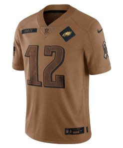 Alternative view of Randall Cunningham Philadelphia Eagles Nike 2023 Salute To Service Retired Player Limited Jersey - Brown