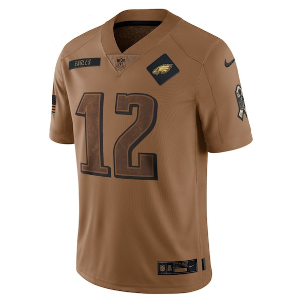 Randall Cunningham Philadelphia Eagles Nike 2023 Salute To Service Retired Player Limited Jersey - Brown - Image 2