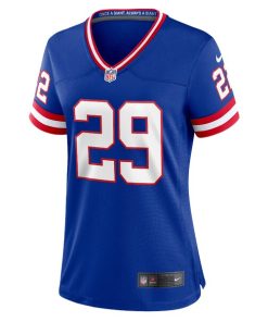Alternative view of Xavier McKinney New York Giants Nike Women's Classic Player Game Jersey - Royal