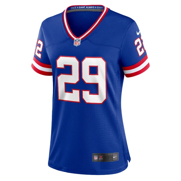 Xavier McKinney New York Giants Nike Women's Classic Player Game Jersey - Royal - Image 2