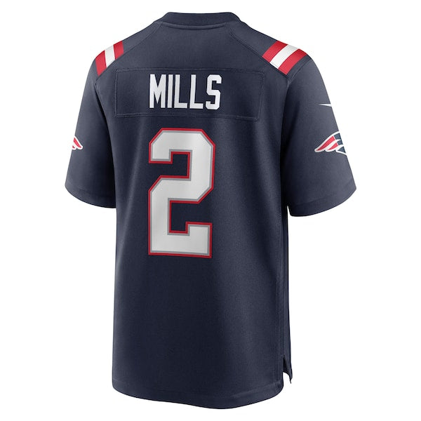 Jalen Mills New England Patriots Nike Game Player Jersey - Navy - Image 3