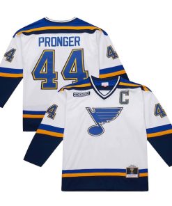 Chris Pronger St. Louis Blues 1999-00 Power Play Jersey - White