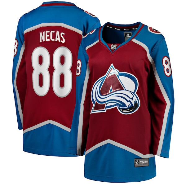 Martin Necas Colorado Avalanche Women's Breakaway Player Jersey - Burgundy