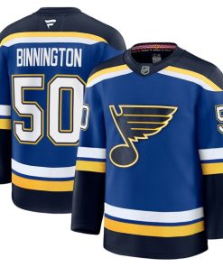 Jordan Binnington St. Louis Blues  Home Premium Jersey - Blue