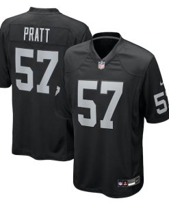 Germaine Pratt Las Vegas Raiders Nike Team Game Jersey -  Black