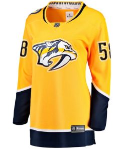 Alternative view of Michael Bunting Nashville Predators  Women's Home Breakaway Player Jersey - Gold