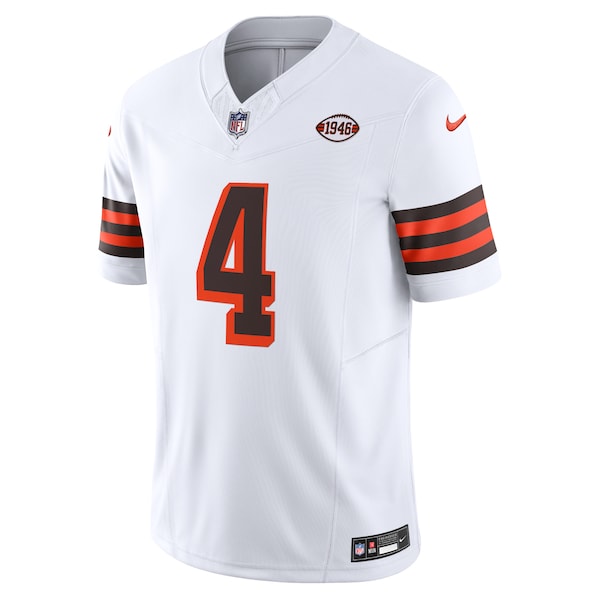 Deshaun Watson Cleveland Browns Nike Vapor F.U.S.E. Limited Jersey - White/Brown - Image 3