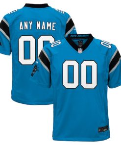 Carolina Panthers Nike Youth Alternate Custom Game Jersey - Blue