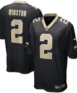 Jameis Winston New Orleans Saints Nike Game Jersey - Black