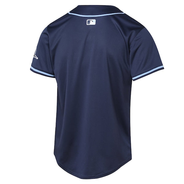 Tampa Bay Rays Youth Road Limited Jersey - Navy/Light Blue - Image 4