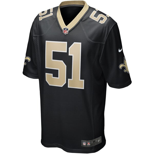 Cesar Ruiz New Orleans Saints Nike Player Game Jersey - Black - Image 2
