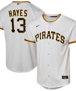 Ke'Bryan Hayes Pittsburgh Pirates Nike Youth Home Replica Player Jersey - White