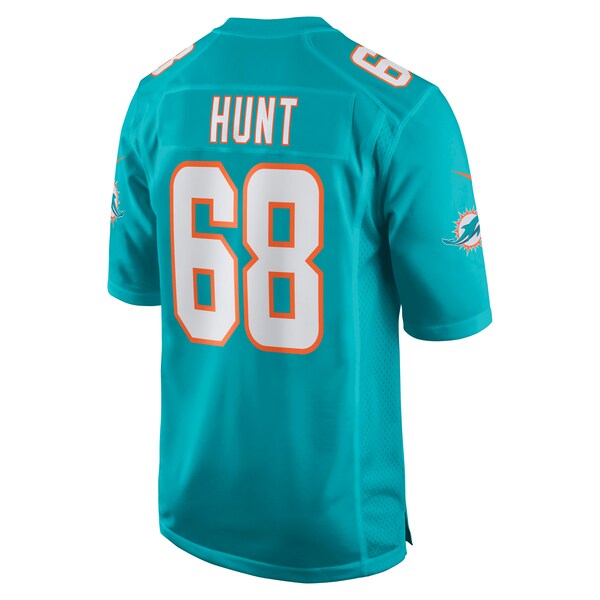 Robert Hunt Miami Dolphins Nike Game Jersey - Aqua - Image 3