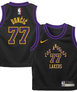 Luka Don?i? Los Angeles Lakers Nike Preschool 2025/26 City Edition Swingman Jersey - Black