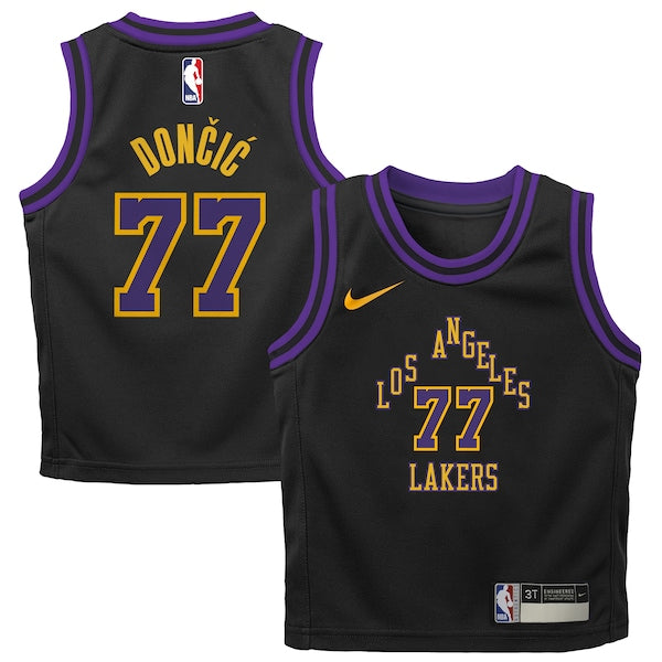 Luka Don?i? Los Angeles Lakers Nike Preschool 2025/26 City Edition Swingman Jersey - Black