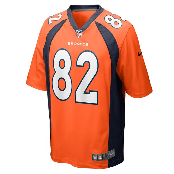 Adam Trautman Denver Broncos Nike Team Game Jersey - Orange - Image 2