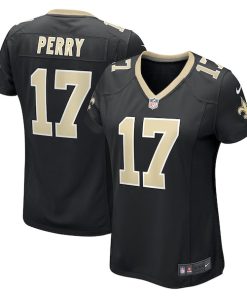 A.T. Perry New Orleans Saints Nike Women's Team Game Jersey -  Black