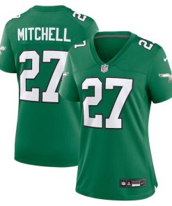 Alternative view of Quinyon Mitchell Philadelphia Eagles Nike Women's Alternate Game Jersey -  Kelly Green/Green