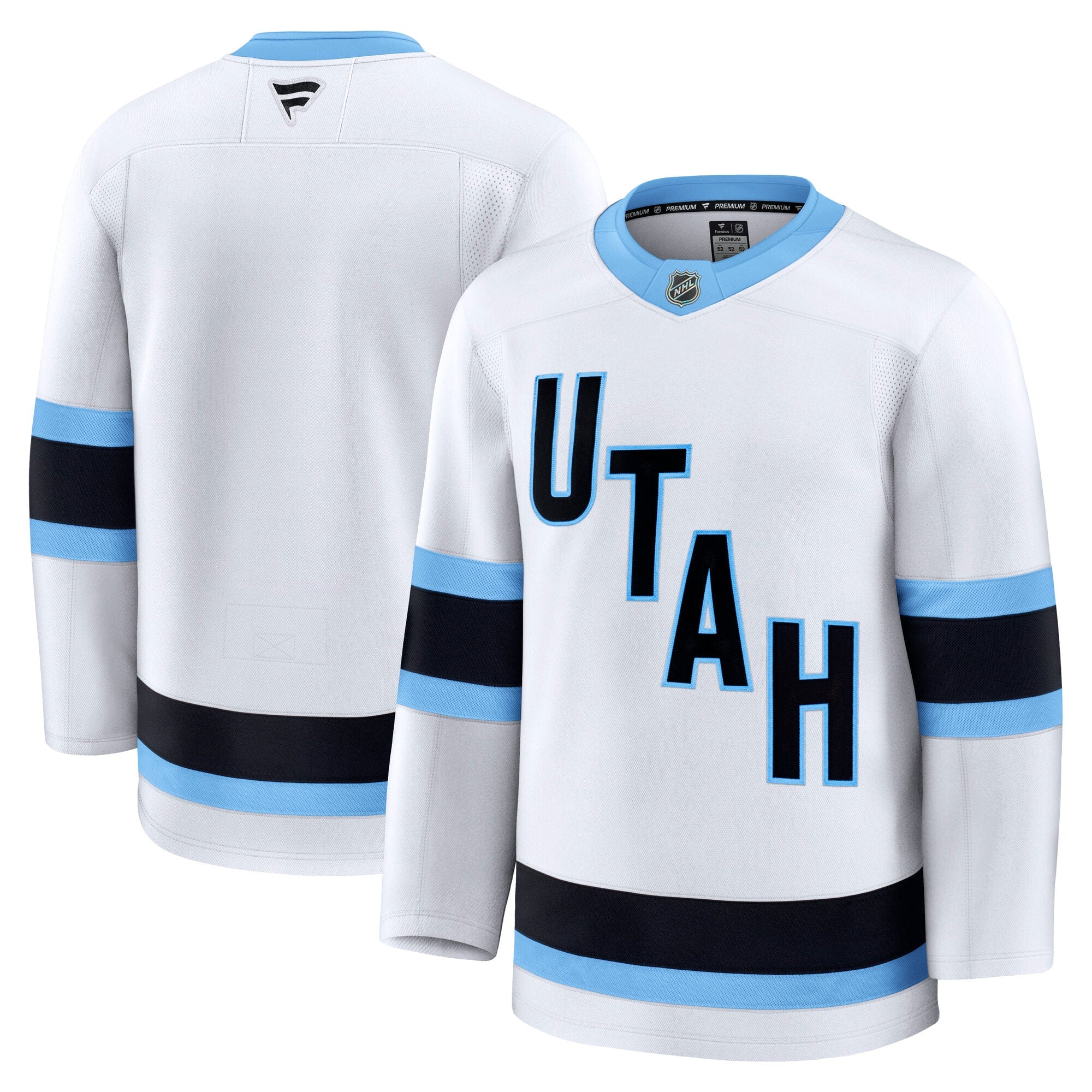 Utah Mammoth Home Premium Jersey - Black/White - Image 5