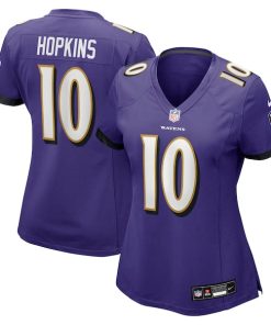 DeAndre Hopkins Baltimore Ravens Nike Women's Team Game Jersey -  Purple